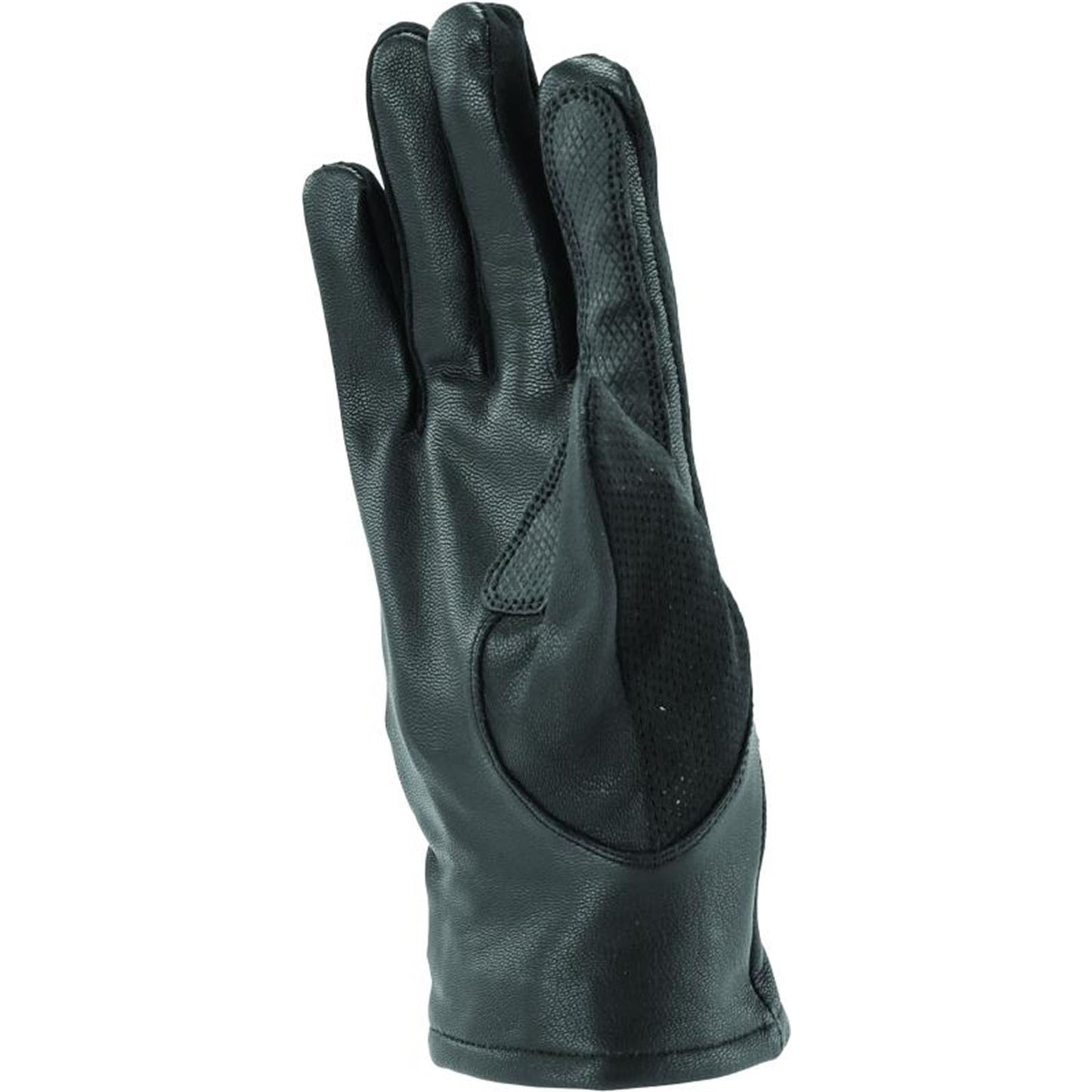 Kuryakyn River Road Pecos Leather Mesh Gloves - Black_1552604