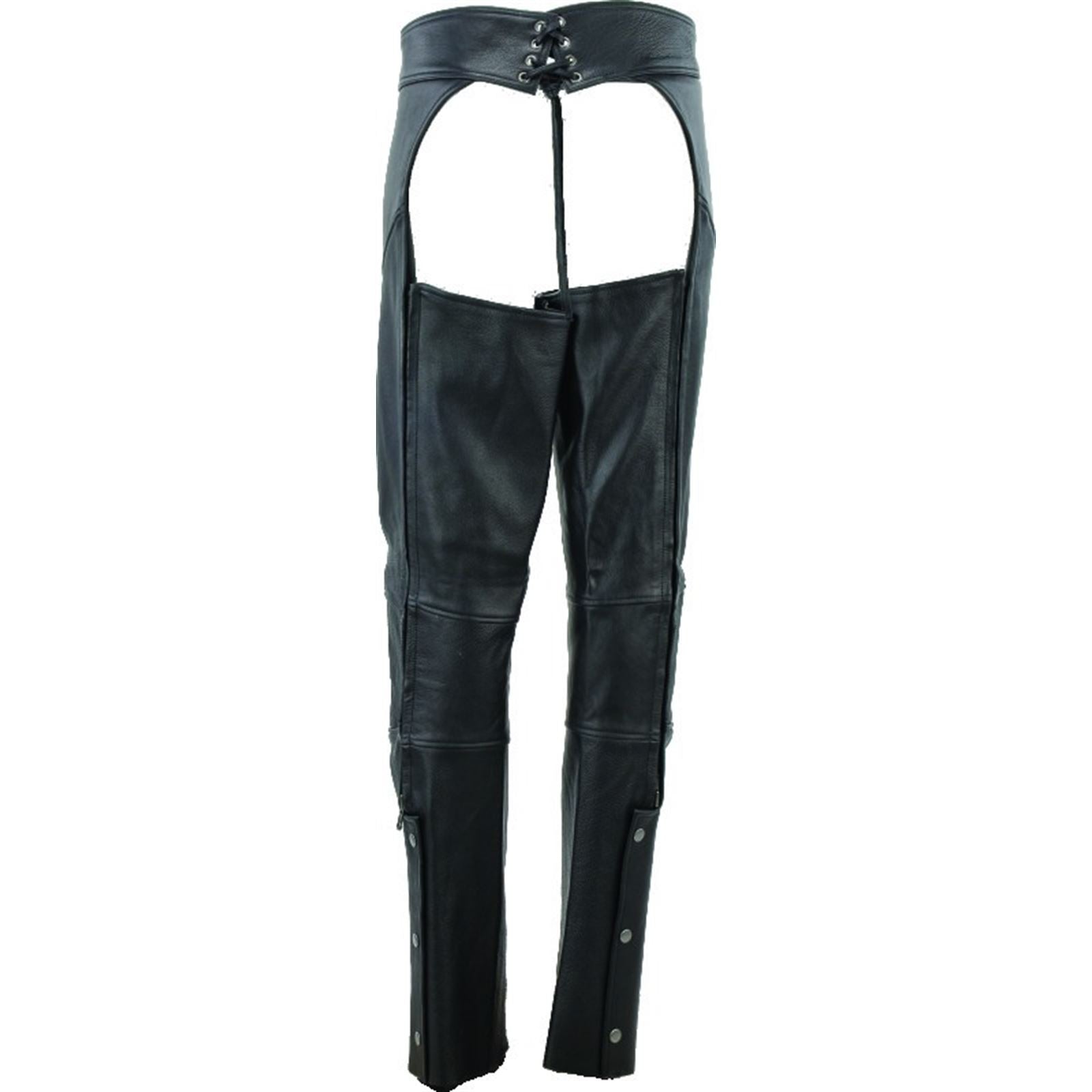 Kuryakyn Leather By River Road Women's Sierra Leather Chaps - Black_1553771