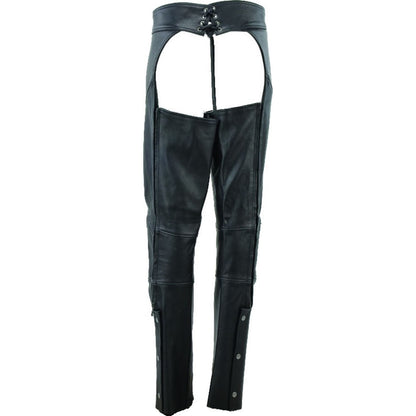 Kuryakyn Leather By River Road Women's Sierra Leather Chaps - Black_1553771