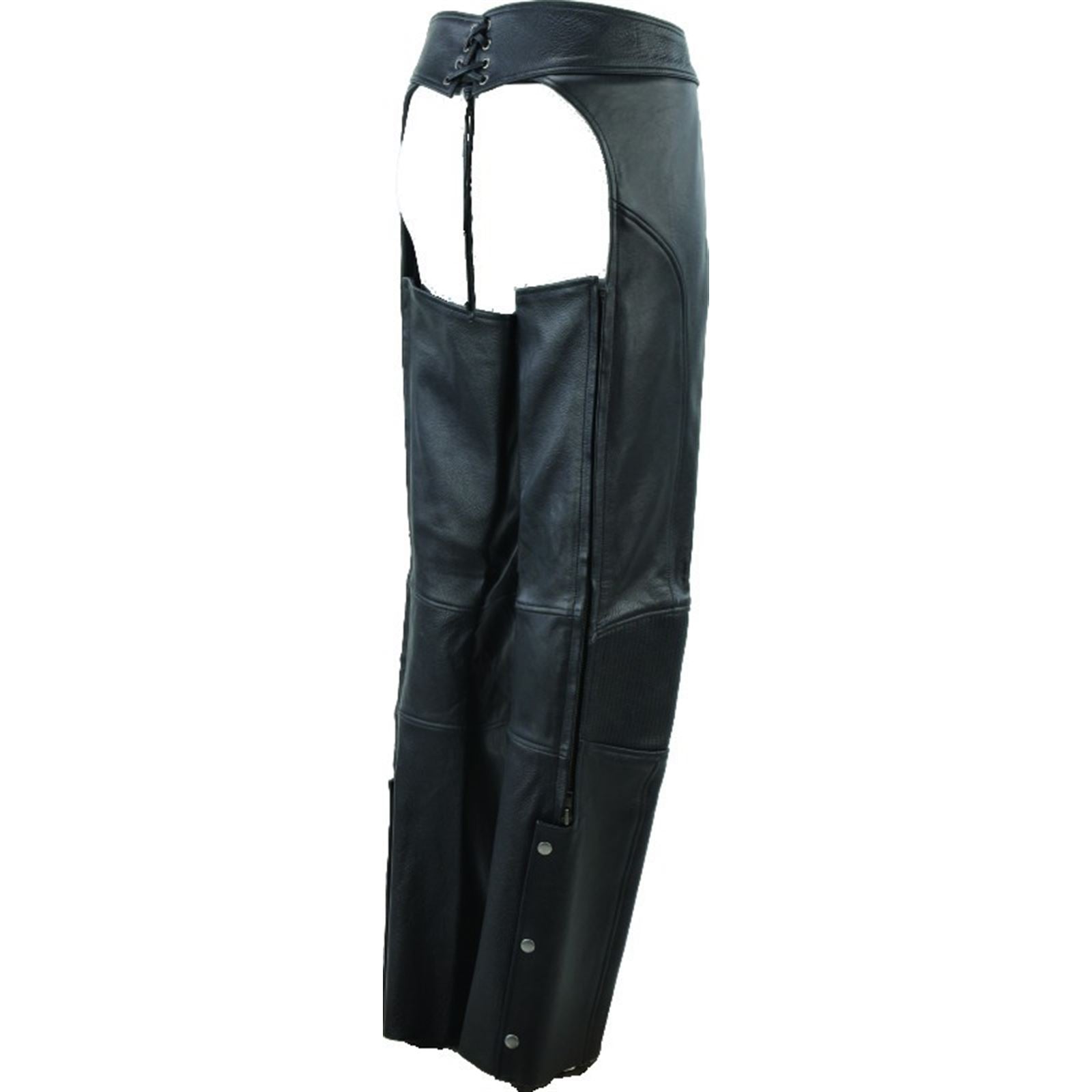 Kuryakyn Leather By River Road Women's Sierra Leather Chaps - Black_1553774