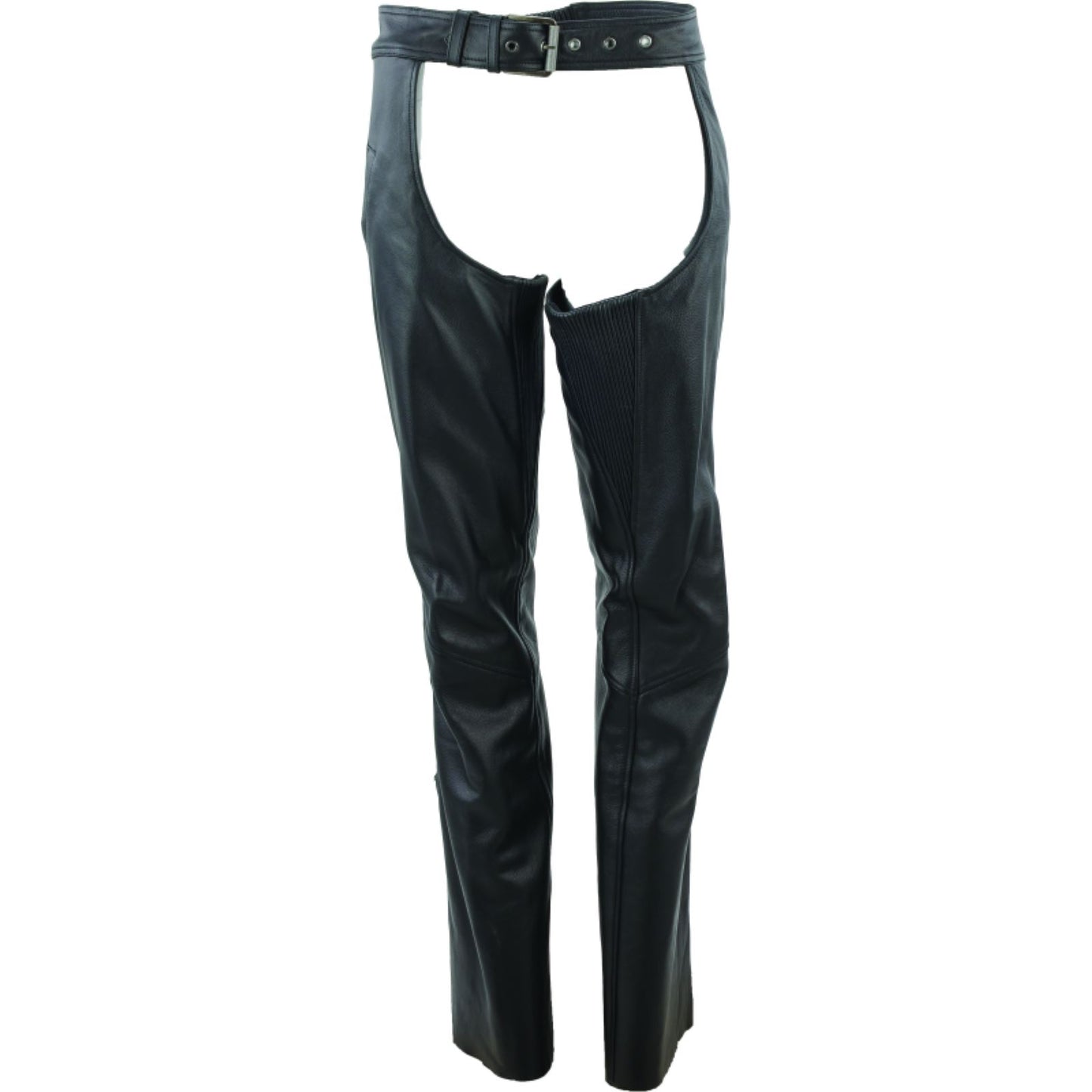 Kuryakyn Leather By River Road Women's Plains Leather Chaps - Black _1549249