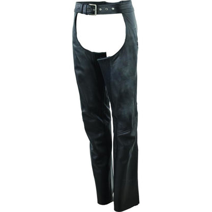 Kuryakyn Leather By River Road Women's Plains Leather Chaps - Black _1552612