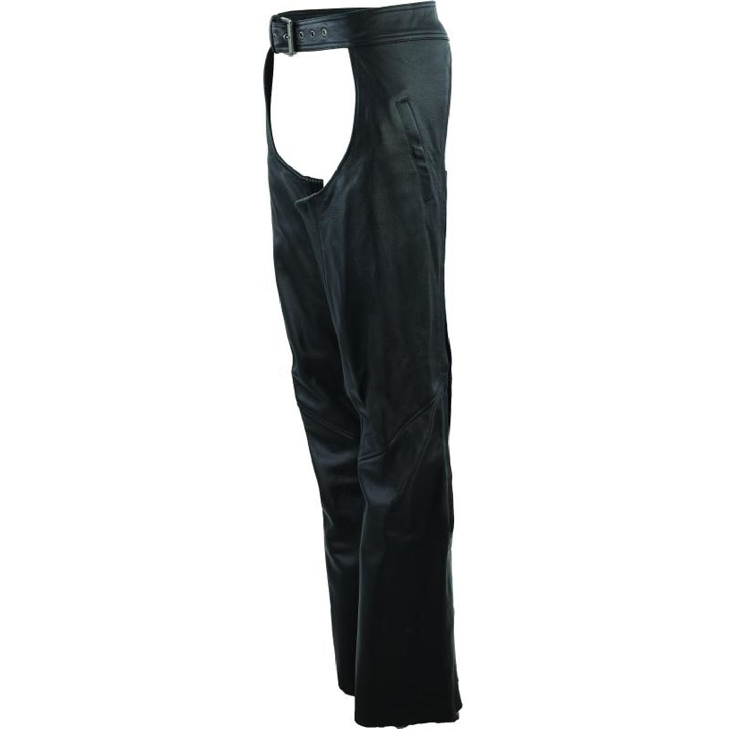 Kuryakyn Leather By River Road Women's Plains Leather Chaps - Black _1552661