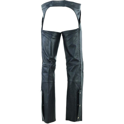 Kuryakyn Leather By River Road Plains Leather Chaps Black_1554306