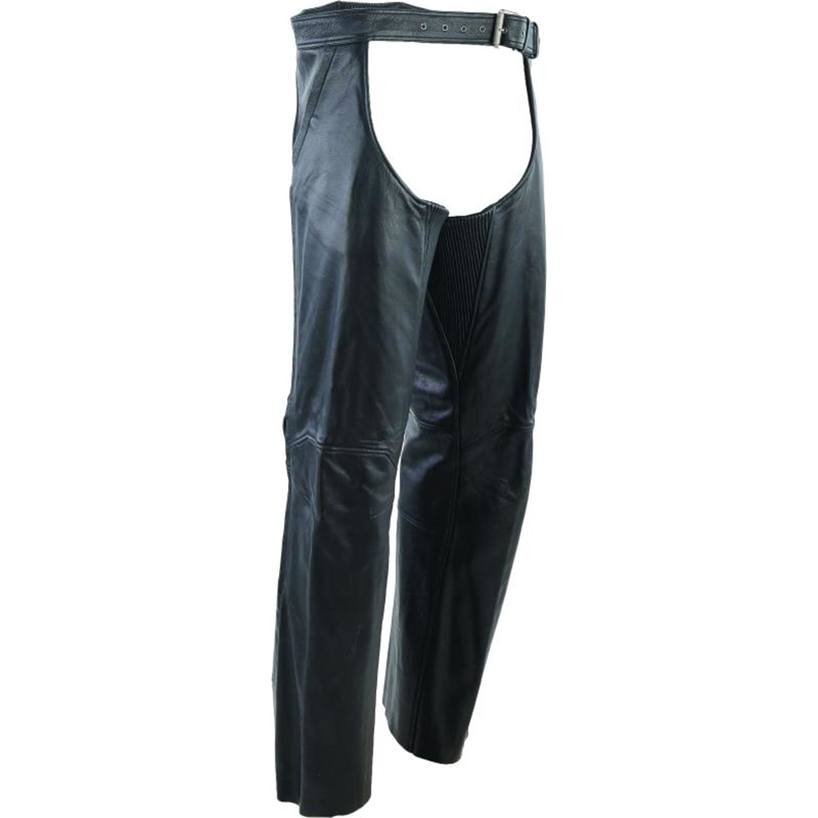 Kuryakyn Leather By River Road Plains Leather Chaps Black_1554307