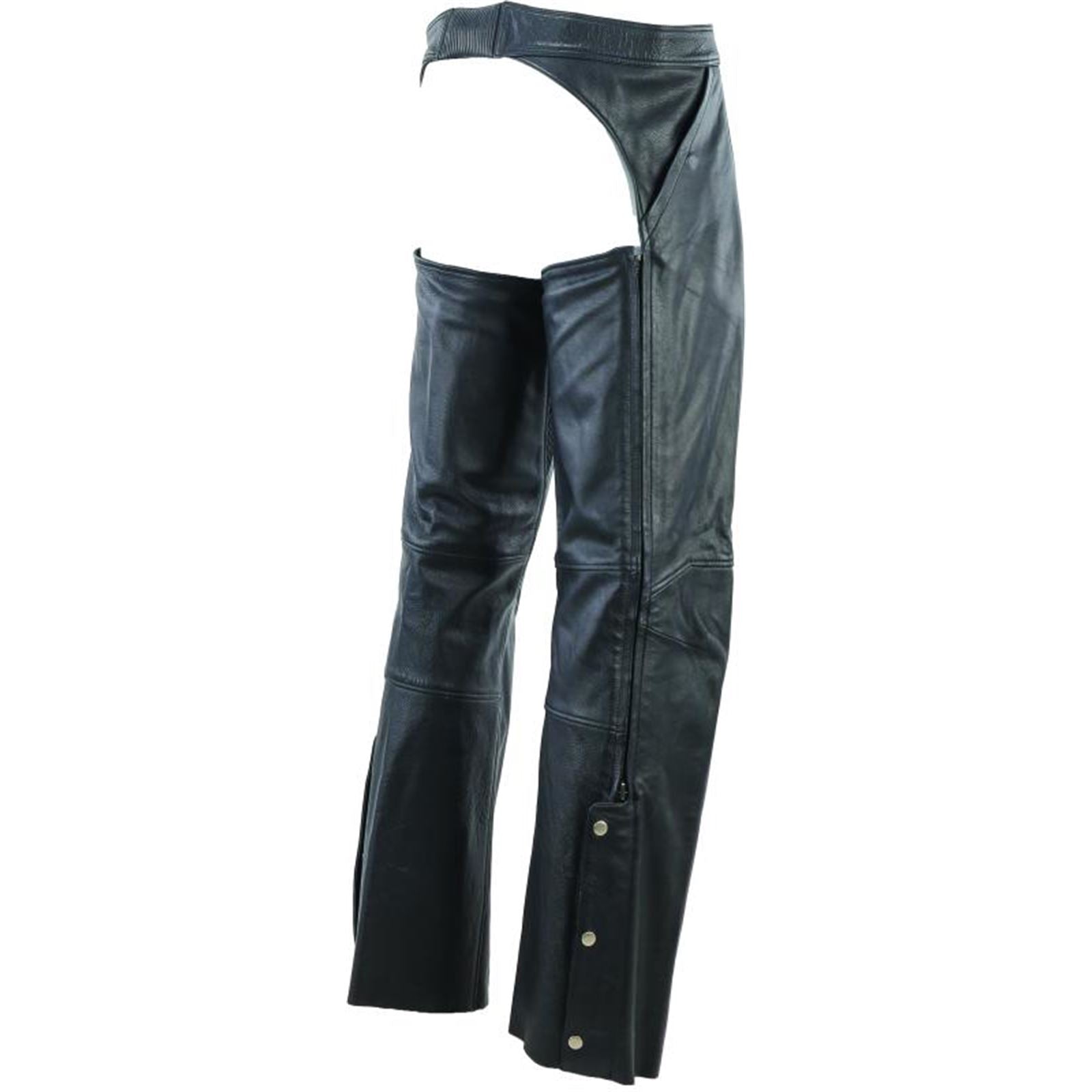 Kuryakyn Leather By River Road Plains Leather Chaps Black_1554309