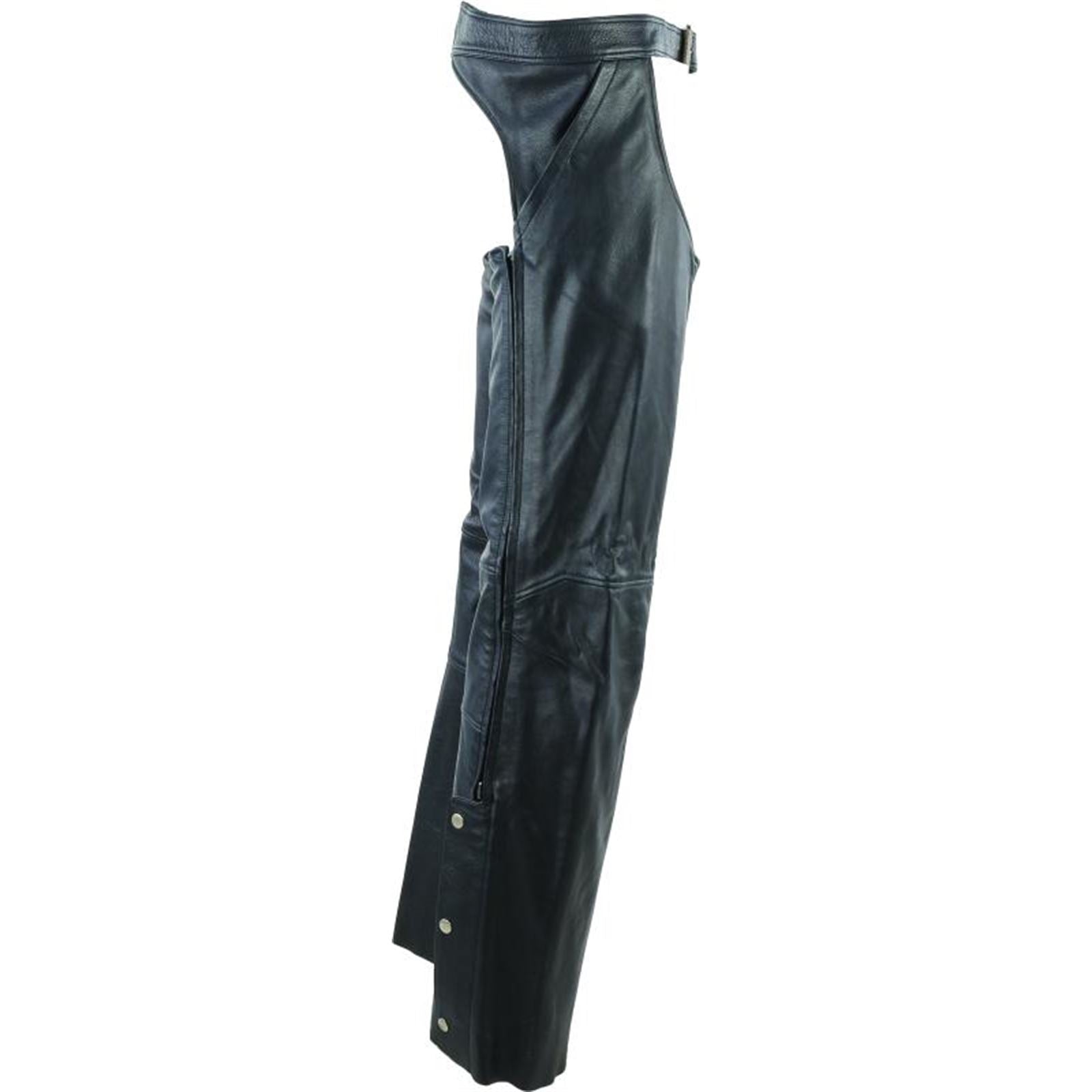 Kuryakyn Leather By River Road Plains Leather Chaps Black_1554312