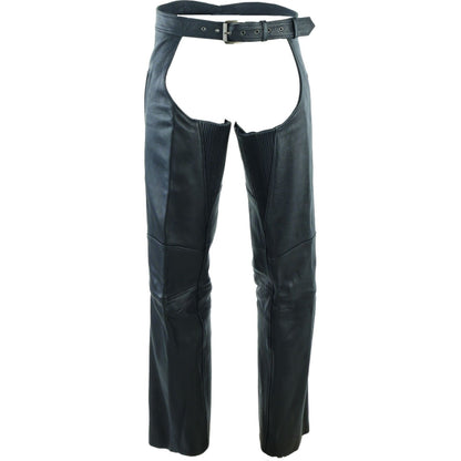 Kuryakyn Leather By River Road Longhaul Leather Chaps Black_1554402