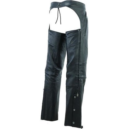 Kuryakyn Leather By River Road Longhaul Leather Chaps Black_1554406