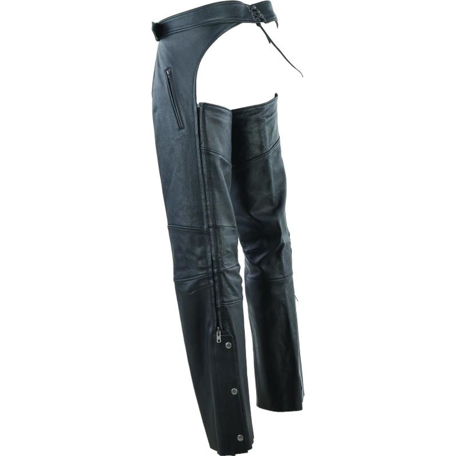 Kuryakyn Leather By River Road Longhaul Leather Chaps Black_1554407
