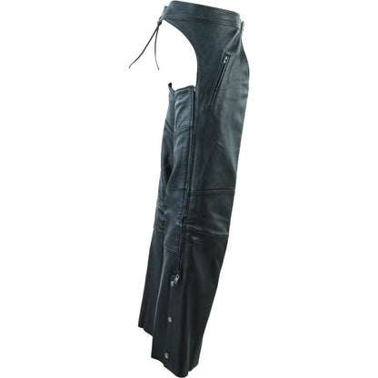 Kuryakyn Leather By River Road Longhaul Leather Chaps Black_1554408