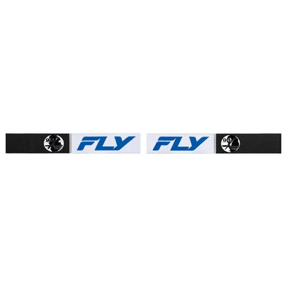 Fly Racing Zone Elite Snow Goggles - White/Blue with Dark Blue Mirror/Smoke Lens 37-4104_1552692