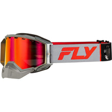Fly Racing Zone Elite Snow Goggles - Grey/Red with red Mirror/Polarized Amber Lens 37-4107_1552697