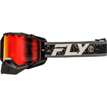 Fly Racing Zone Snow Goggles - Black/Grey with Red Mirror/Amber Lens 37-50279_1552701