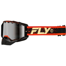 Fly Racing Zone Snow Goggles - Black/Red/Cream with Red Mirror/Amber Lens 37-50282_1552707