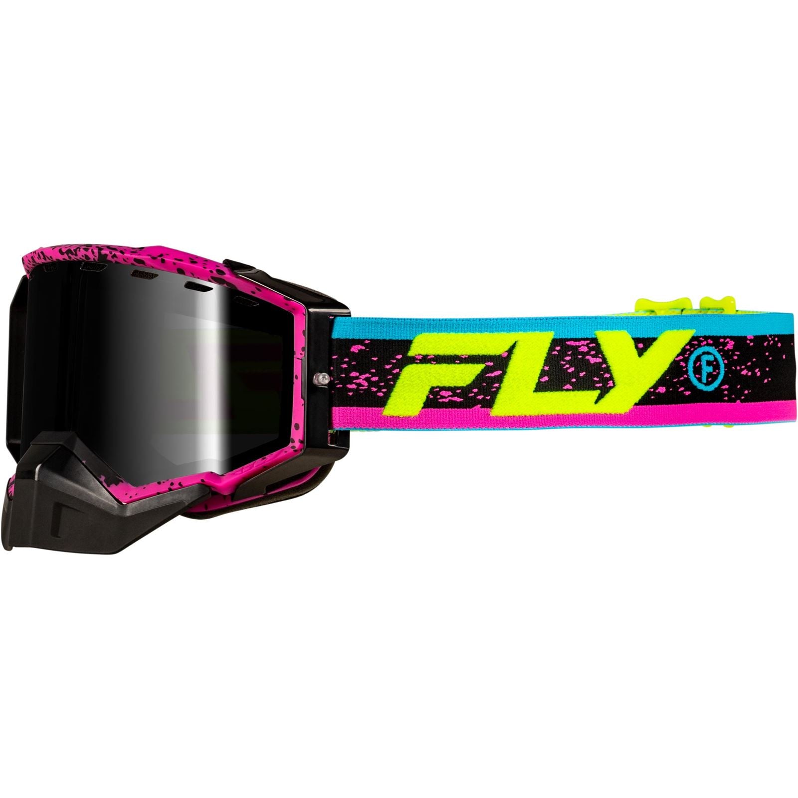 Fly Racing Zone Snow Goggles - Pink/Black with Pink Mirror/Rose Lens 37-50283_1552709