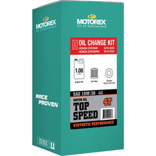 Motorex Top Speed Oil Change Kit for Honda CRF250 - 1.08L - 10W/30 [MPN: 311249]_1553804