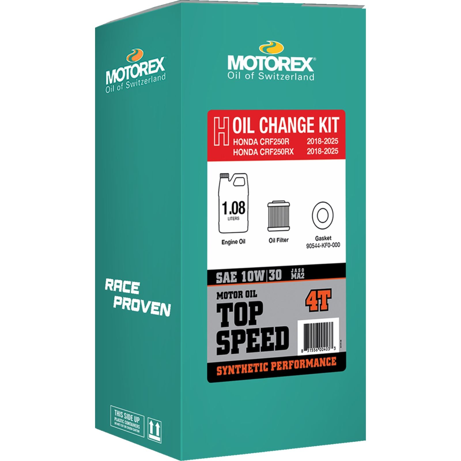 Motorex Top Speed Oil Change Kit for Honda CRF250 - 1.08L - 10W/30 [MPN: 311249]_1645273