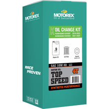 Motorex Top Speed Oil Change Kit for Kawasaki KX 450 - 0.90L - 10W/40 [MPN: 311248]_1553816