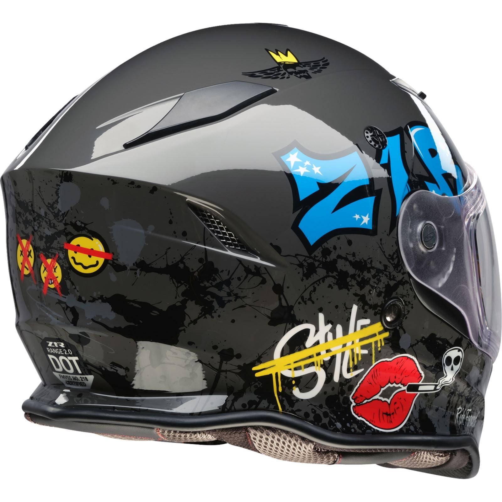 Z1R Nemesis Helmet - Distro - Gray_1549360
