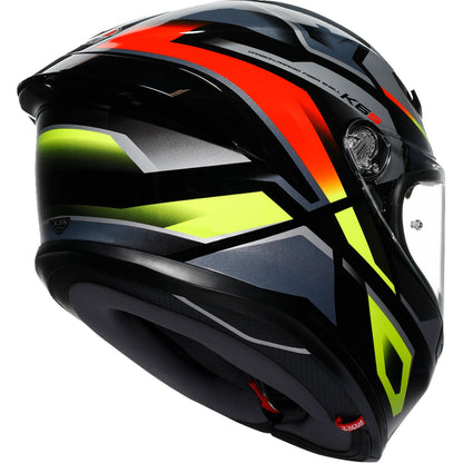 AGV Helmets K6 S Helmet - Erazer - Black/Red/Yellow Fluo_1549959