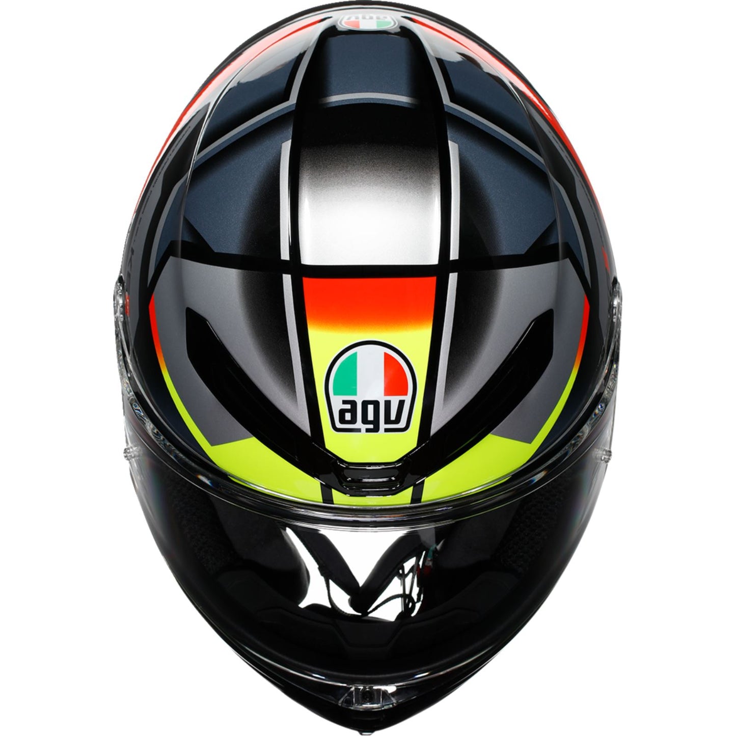 AGV Helmets K6 S Helmet - Erazer - Black/Red/Yellow Fluo_1549988