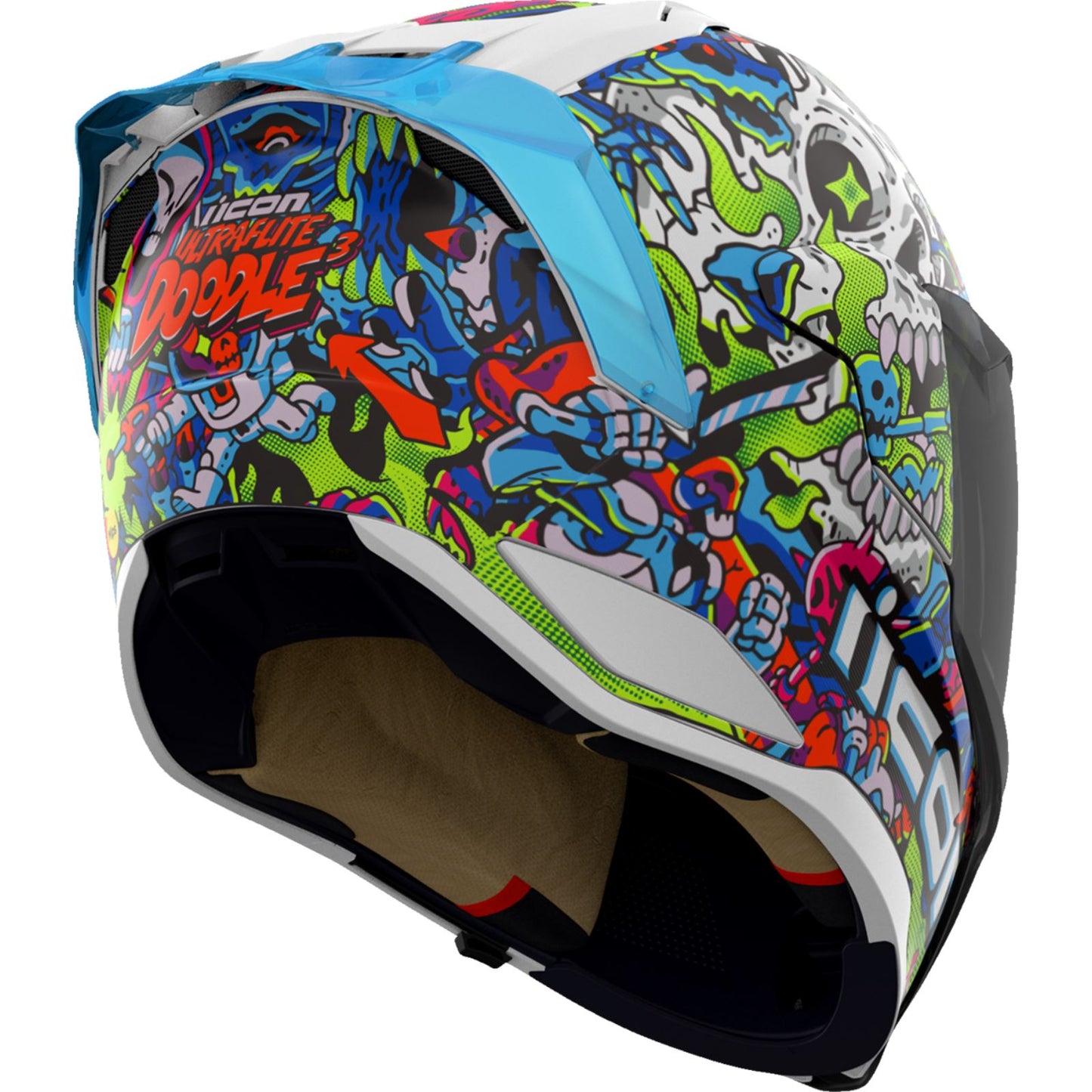 Icon Ultraflite Helmet - Doodle 3 - MIPS® - Blue_1549984