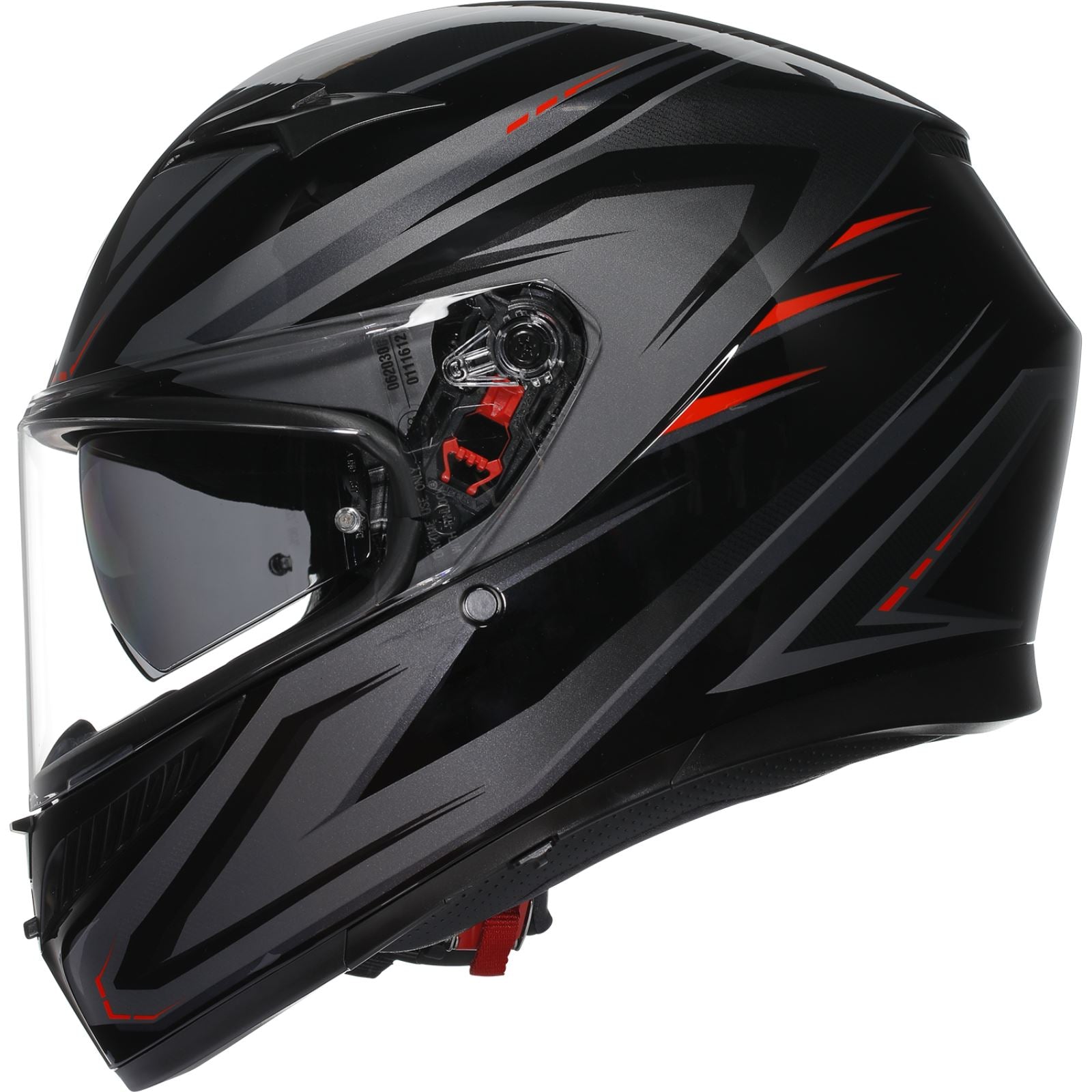 AGV Helmets K3 Helmet - Syth - Black/Red_1550039