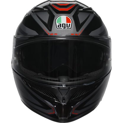 AGV Helmets K3 Helmet - Syth - Black/Red_1550041