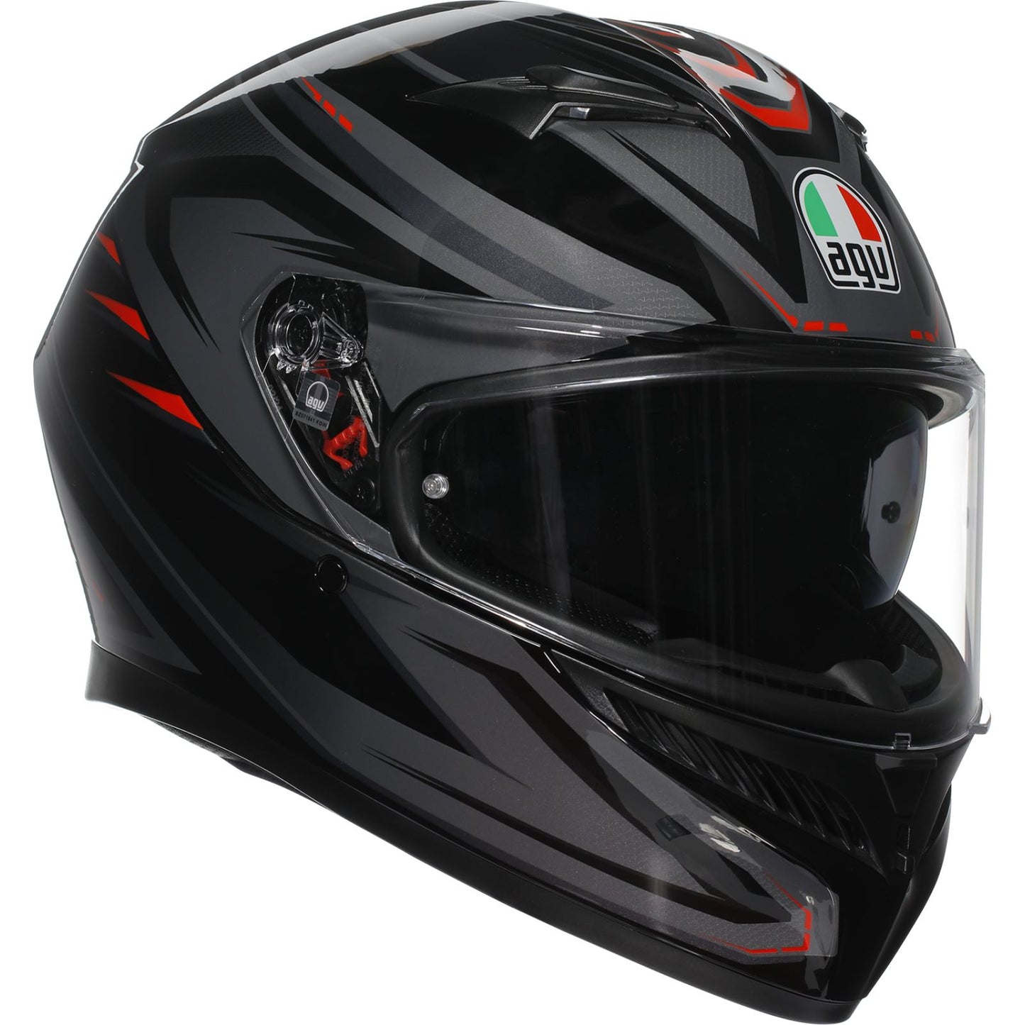 AGV Helmets K3 Helmet - Syth - Black/Red_1550042
