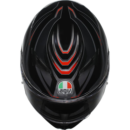 AGV Helmets K3 Helmet - Syth - Black/Red_1550043