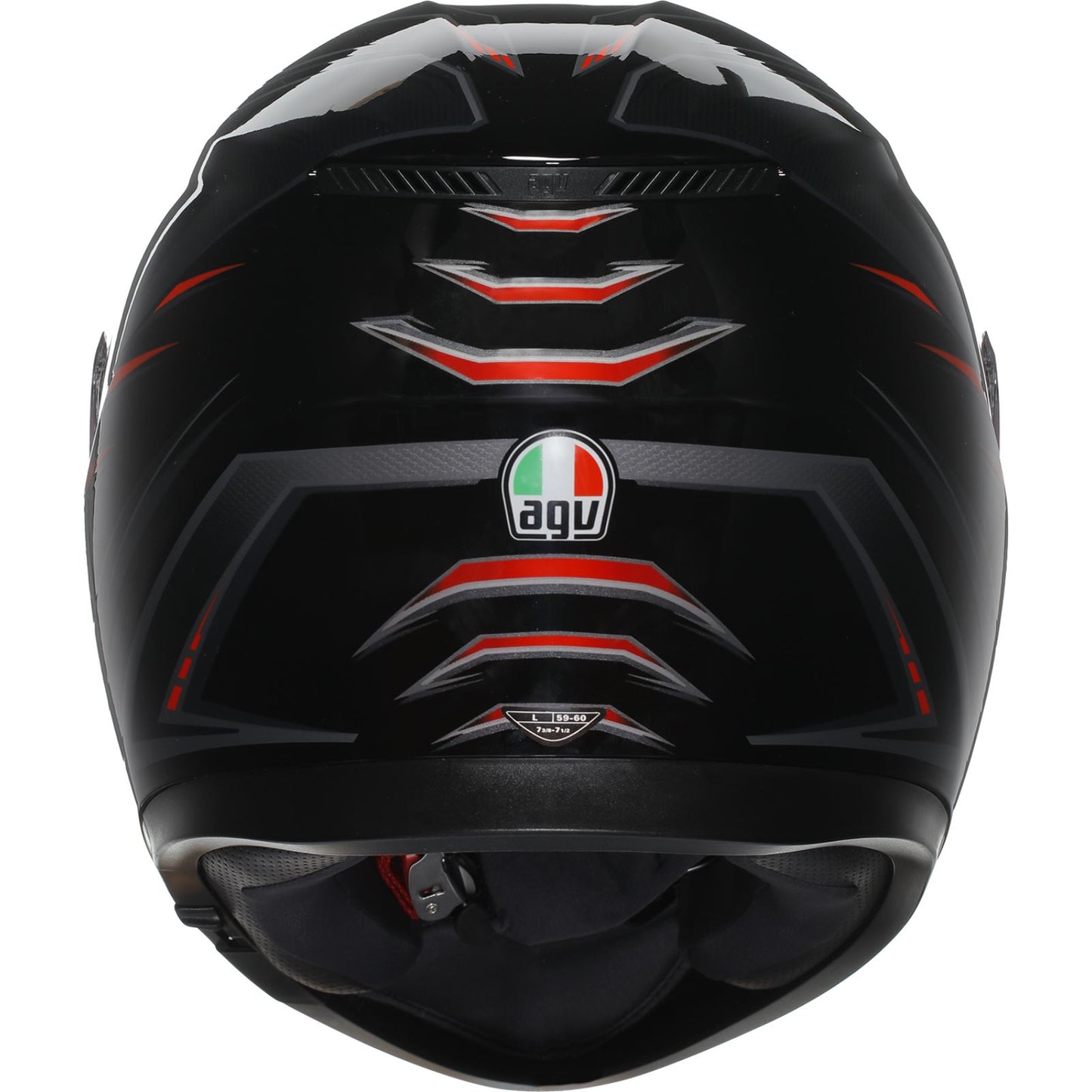 AGV Helmets K3 Helmet - Syth - Black/Red_1550044