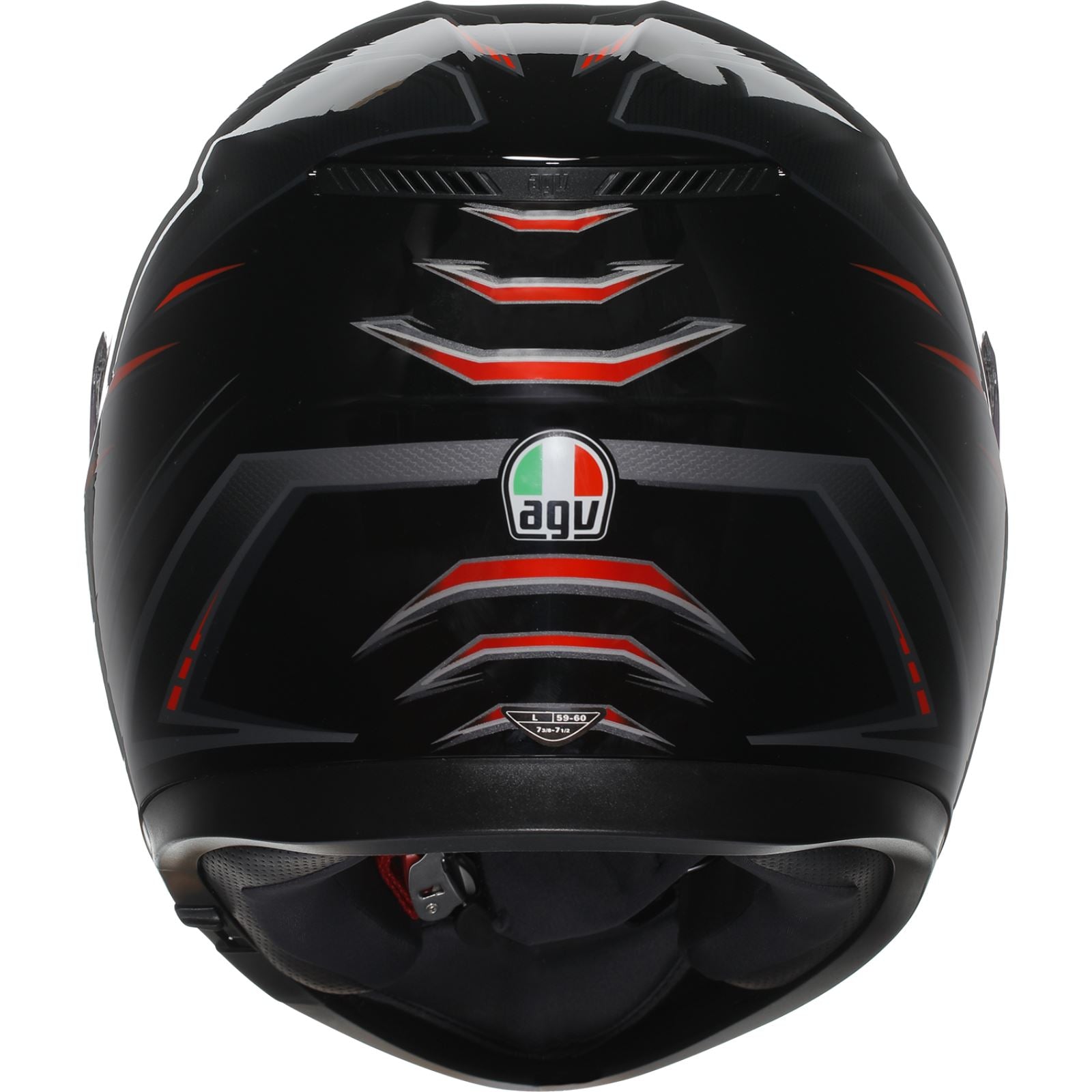 AGV Helmets K3 Helmet - Syth - Black/Red_1550044