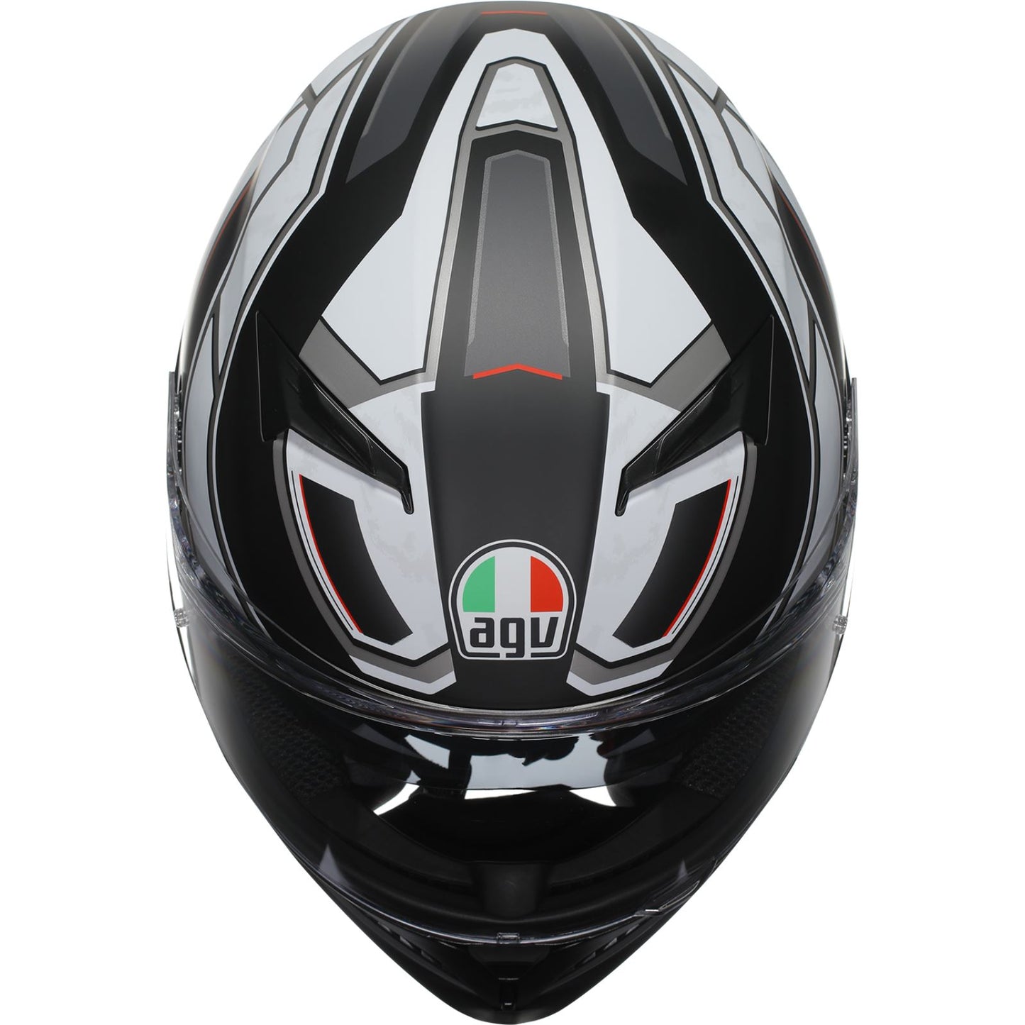 AGV Helmets K3 Helmet - Rivia - Matte Black/White_1550021