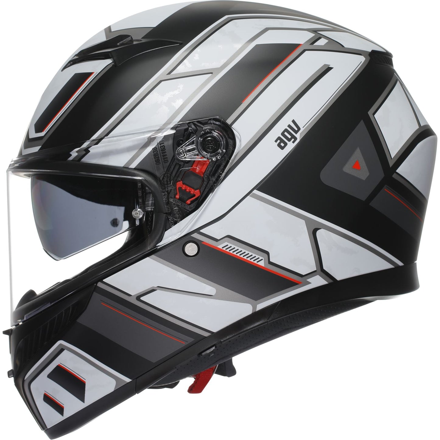 AGV Helmets K3 Helmet - Rivia - Matte Black/White_1550024