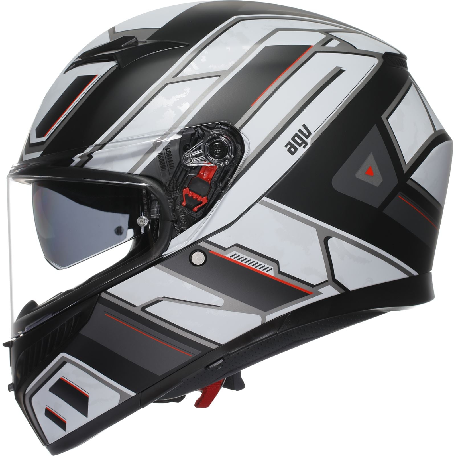 AGV Helmets K3 Helmet - Rivia - Matte Black/White_1550024
