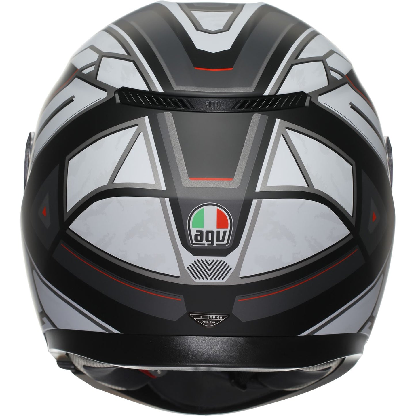 AGV Helmets K3 Helmet - Rivia - Matte Black/White_1550025