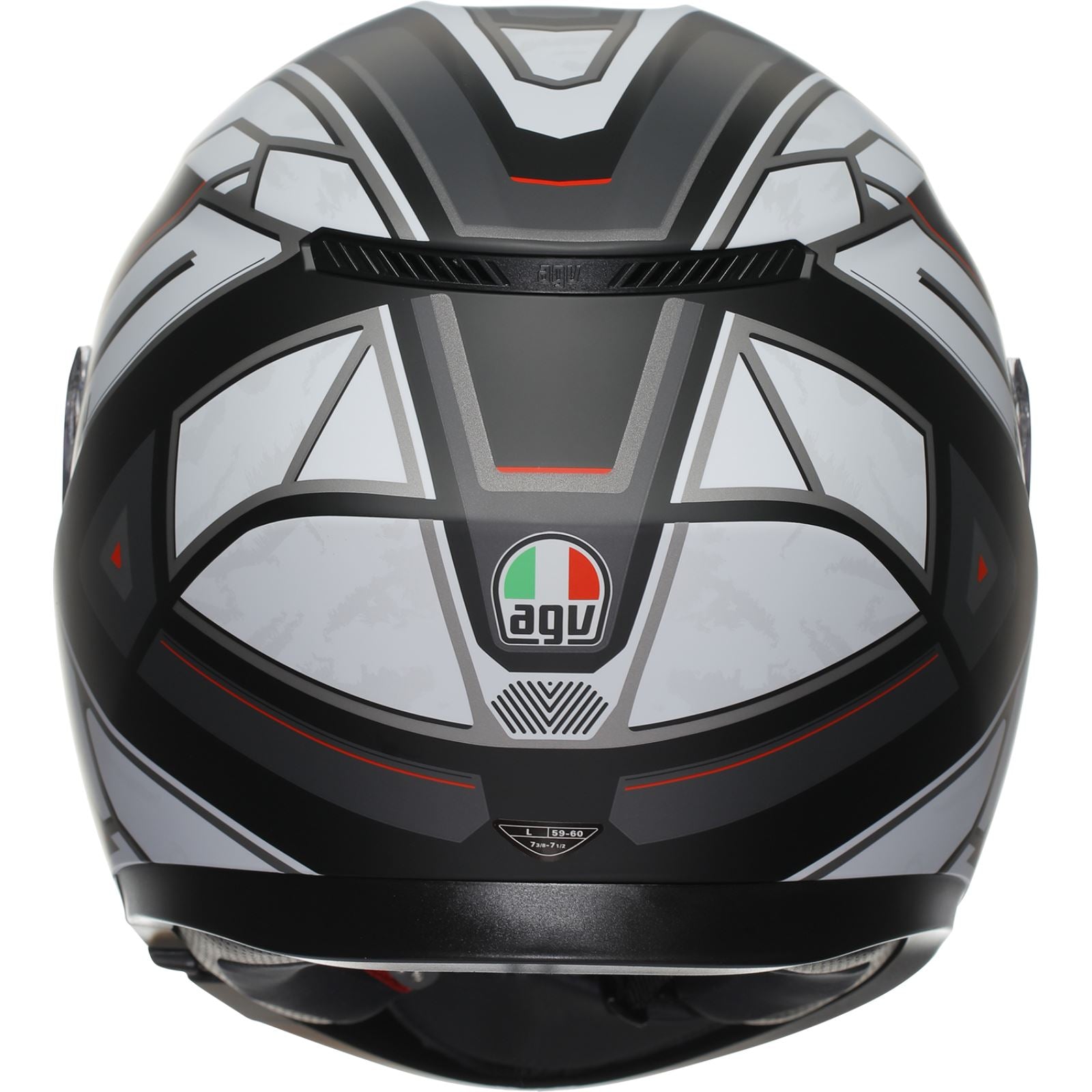 AGV Helmets K3 Helmet - Rivia - Matte Black/White_1550025