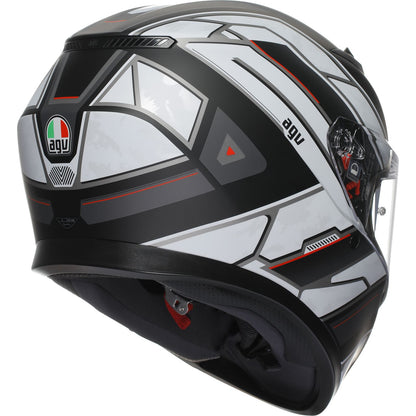 AGV Helmets K3 Helmet - Rivia - Matte Black/White_1550026