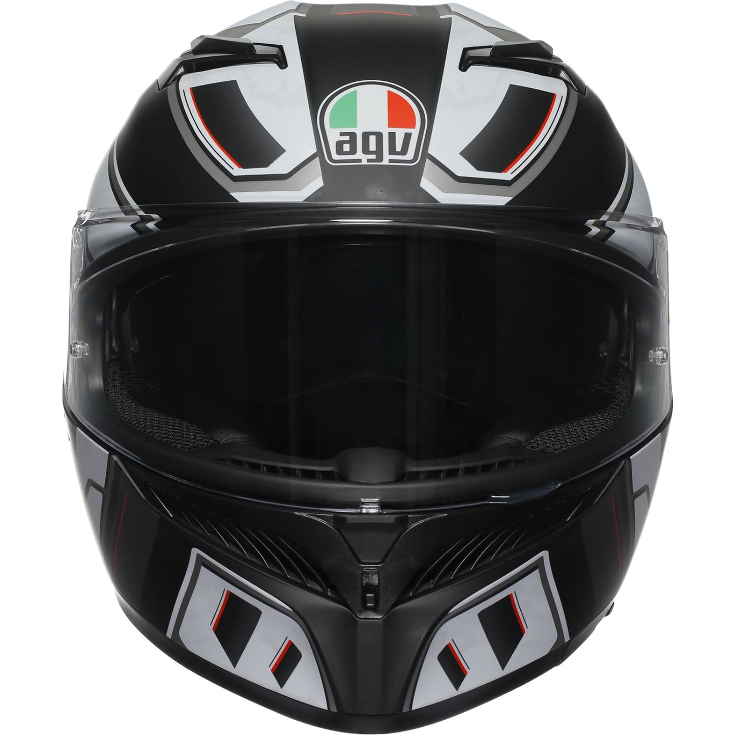 AGV Helmets K3 Helmet - Rivia - Matte Black/White_1550027