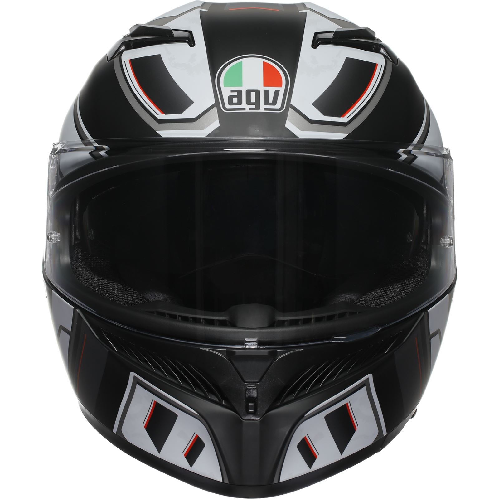 AGV Helmets K3 Helmet - Rivia - Matte Black/White_1550027