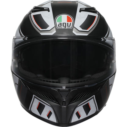 AGV Helmets K3 Helmet - Rivia - Matte Black/White_1550027