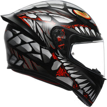 AGV Helmets K1 S Helmet - Lyzard - Matte Black/Gray/Red_1550334