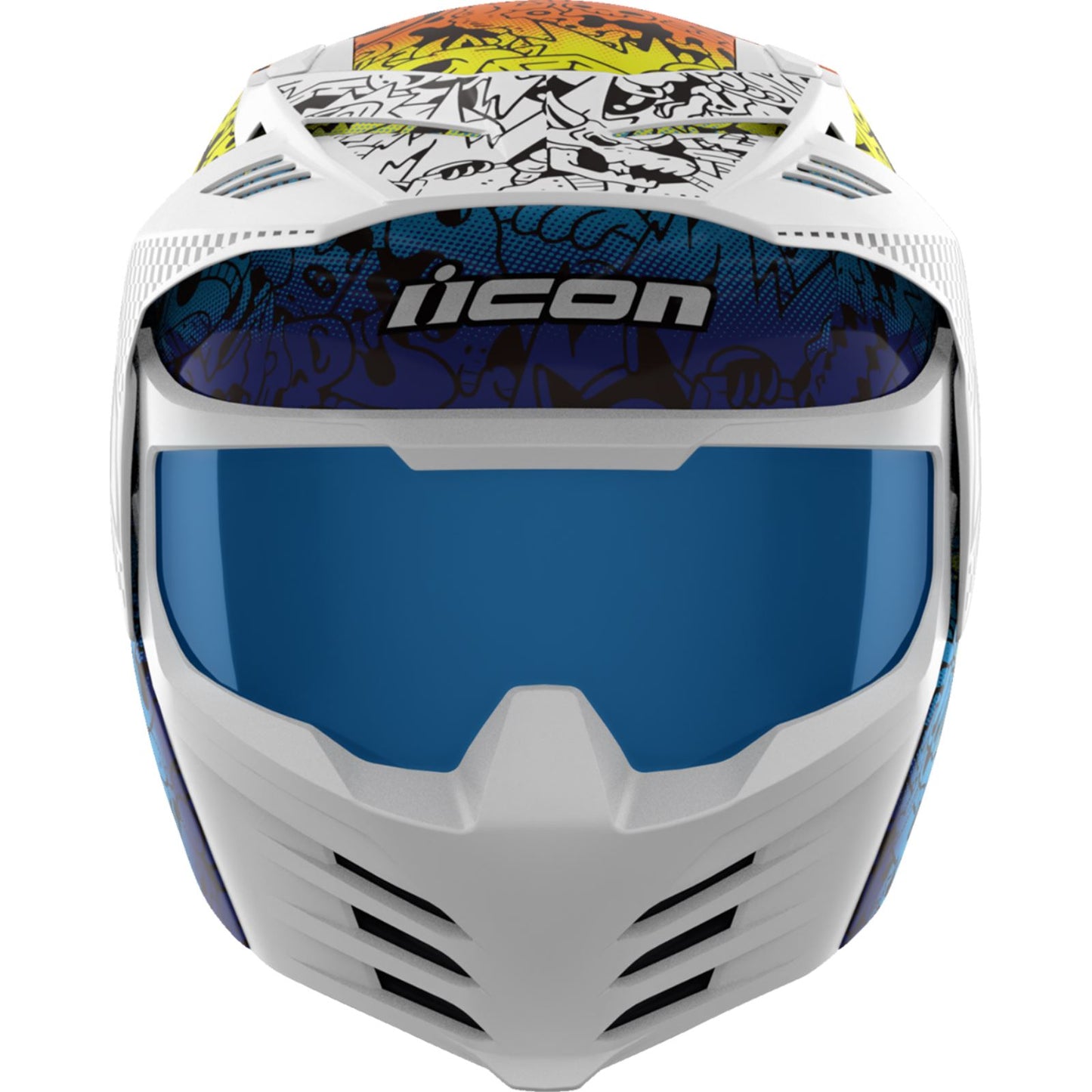 Icon Elsinore™ Helmet - Doodle 3 - White_1550456