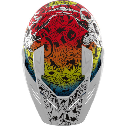 Icon Elsinore™ Helmet - Doodle 3 - White_1550433