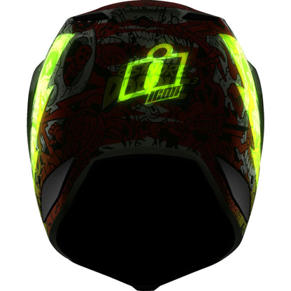 Icon Elsinore™ Helmet - Doodle 3 - White_1550411