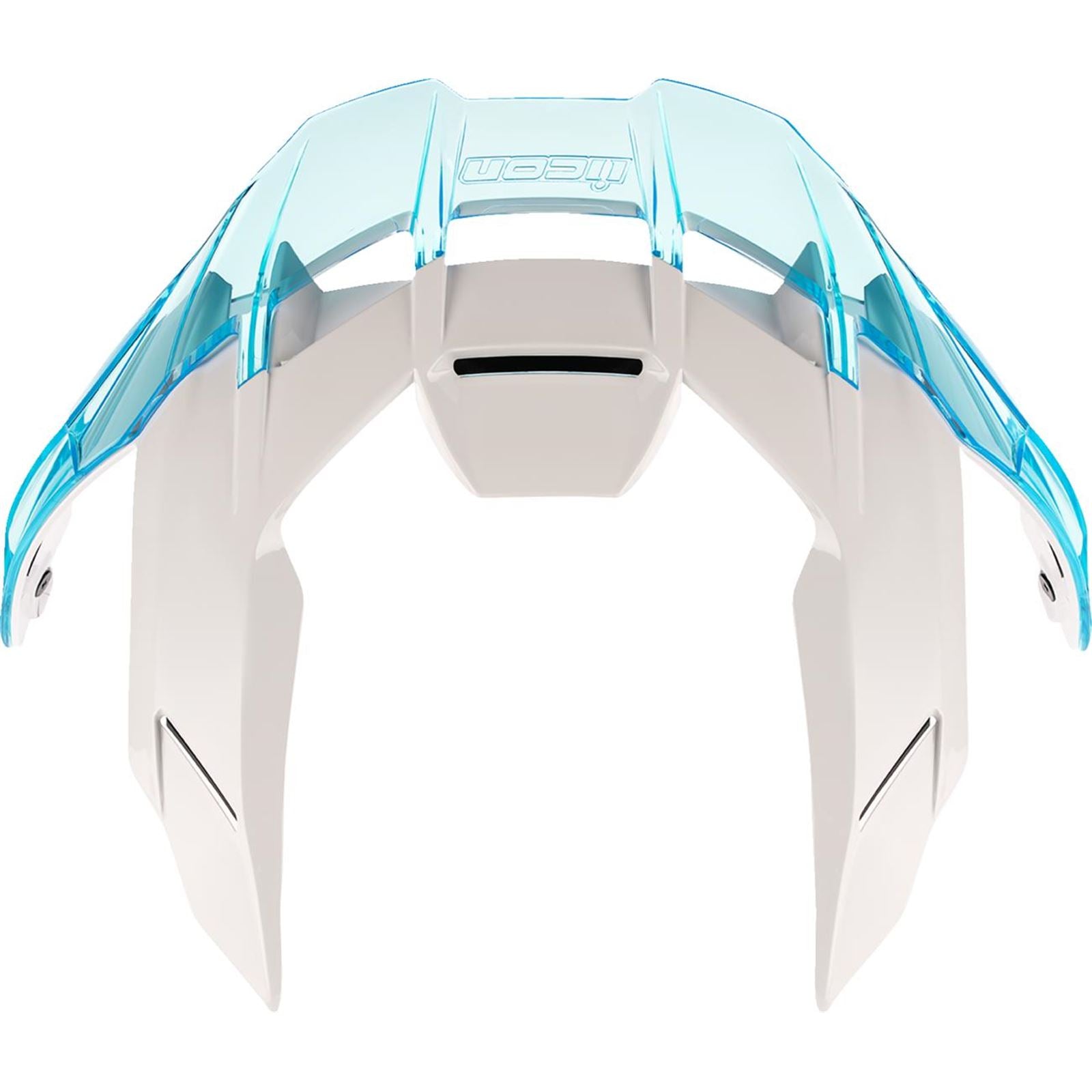 Icon Ultraflite™ Spoiler - Gloss White/Dayglo Blue [MPN: 0133-1697]_1828666