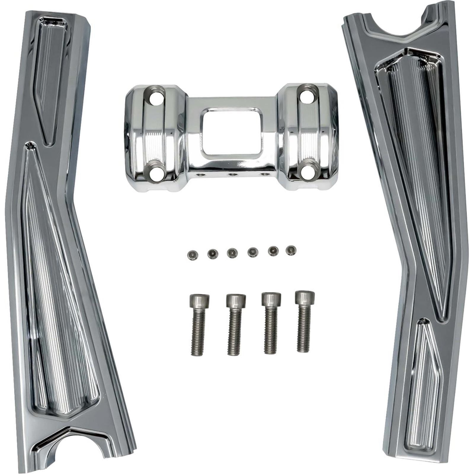 Kodlin USA Ascent Pro Risers - Pullback - 10" - Chrome [MPN: KUS55134]_1552776