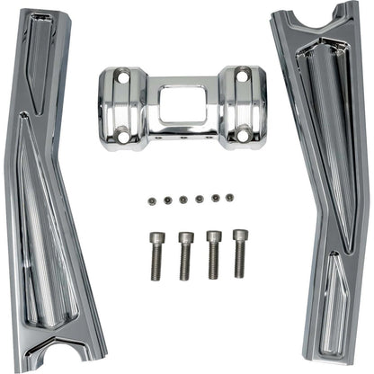 Kodlin USA Ascent Pro Risers - Pullback - 10" - Chrome [MPN: KUS55134]_1552776