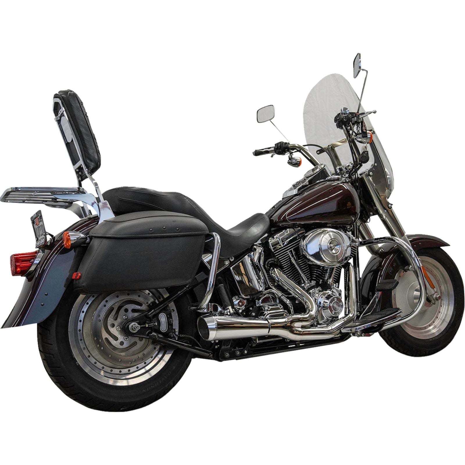 Bassani Manufacturing 2-into-1 Ripper Exhaust System - Short - Chrome for Twin Cam Softails [MPN: 1S6C]_1550612